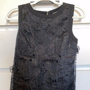 Black Floral Lace Tank Top!